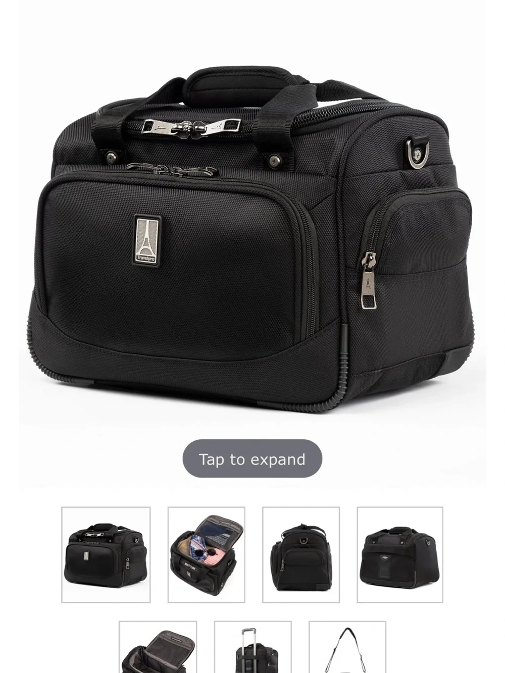 eBags Flight Crew Toiletry Bag for Men in Black